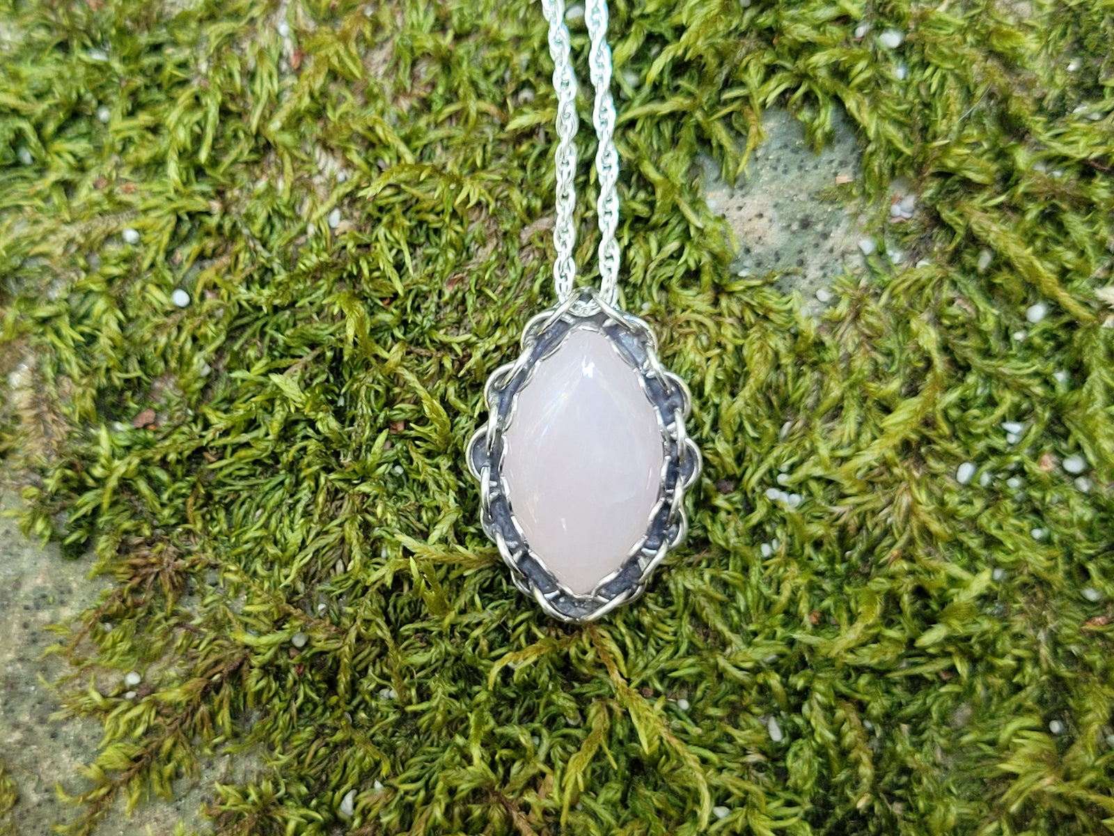Chained Rose Quartz