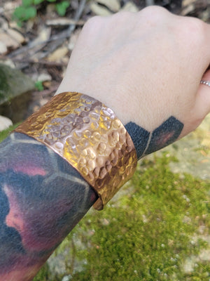 Textured Copper Cuff