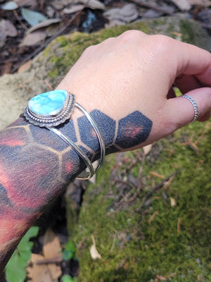 Larimar Cuff