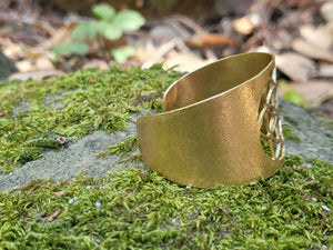 Tree Of Life Brass Cuff Bracelet
