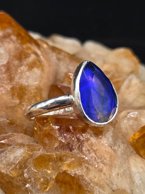 Electric Blue Aurora Opal