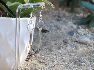 Silver Dangling Earrings