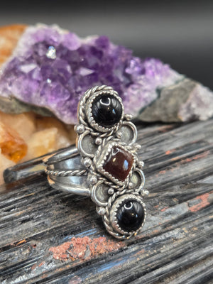 Black Onyx & Red Tigereye