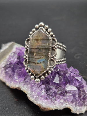 Golden Purple Labradorite