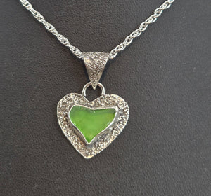 Heart Sea Glass