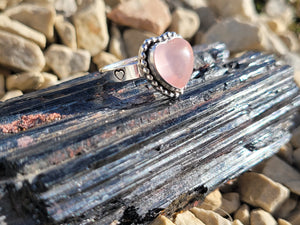 Rose Quartz Heart