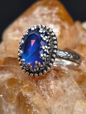 Electric Blue Aurora Opal