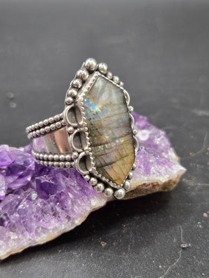 Golden Purple Labradorite