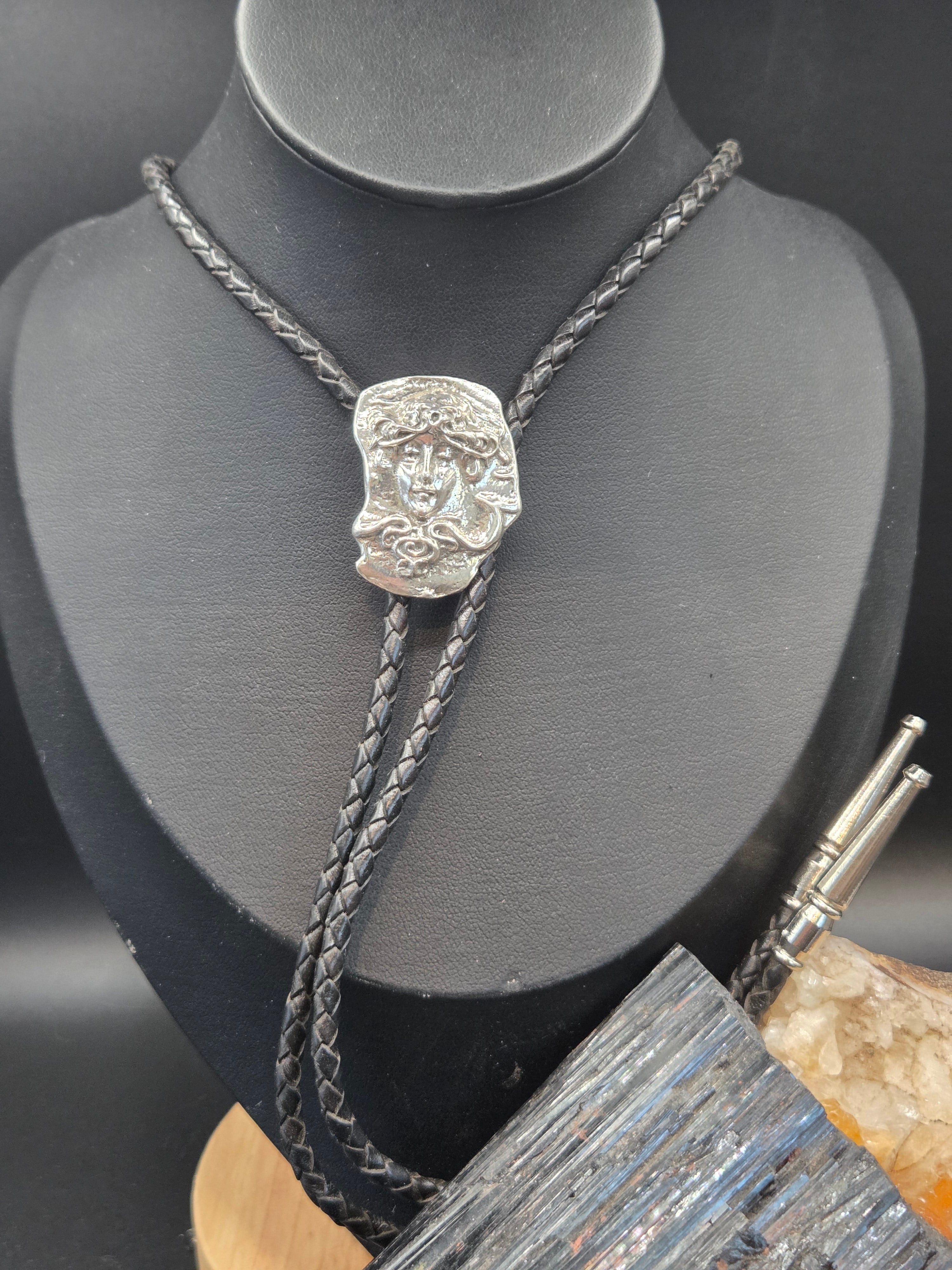 Medusa Coin Bolo Tie