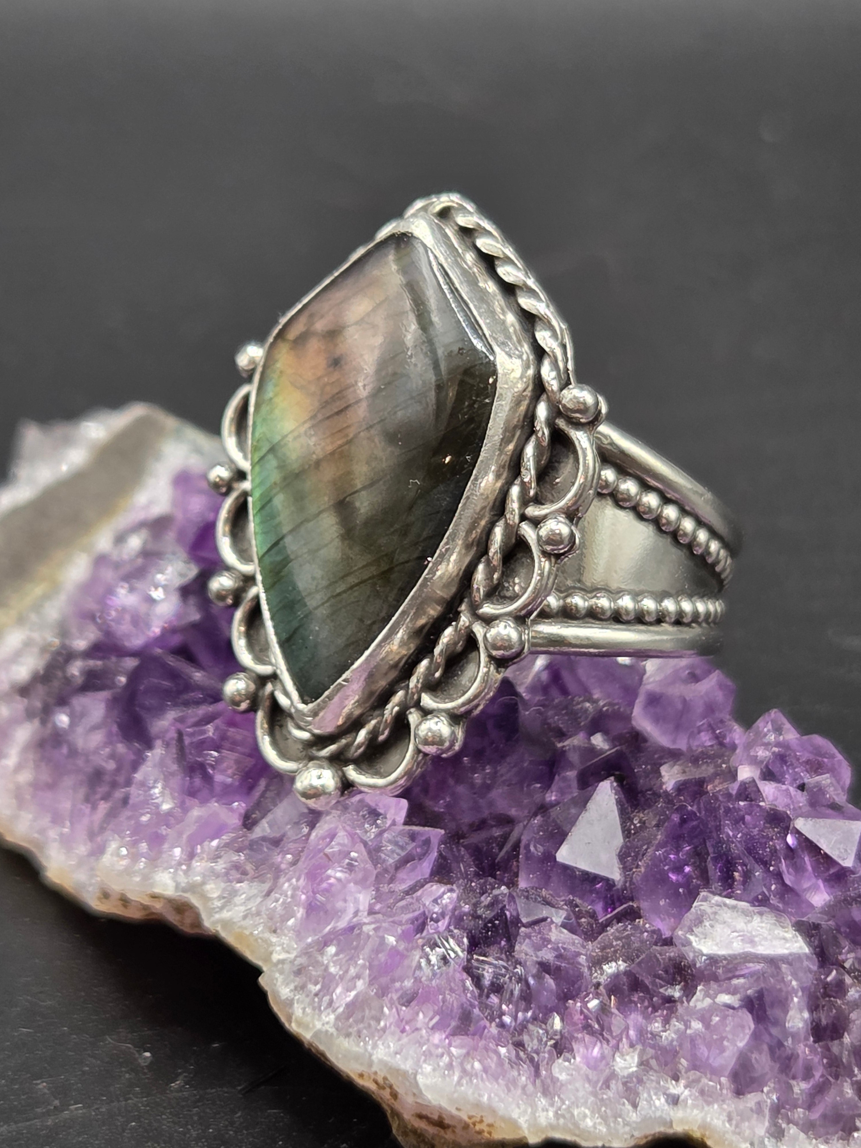 Golden Purple Labradorite