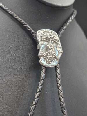 Medusa Coin Bolo Tie