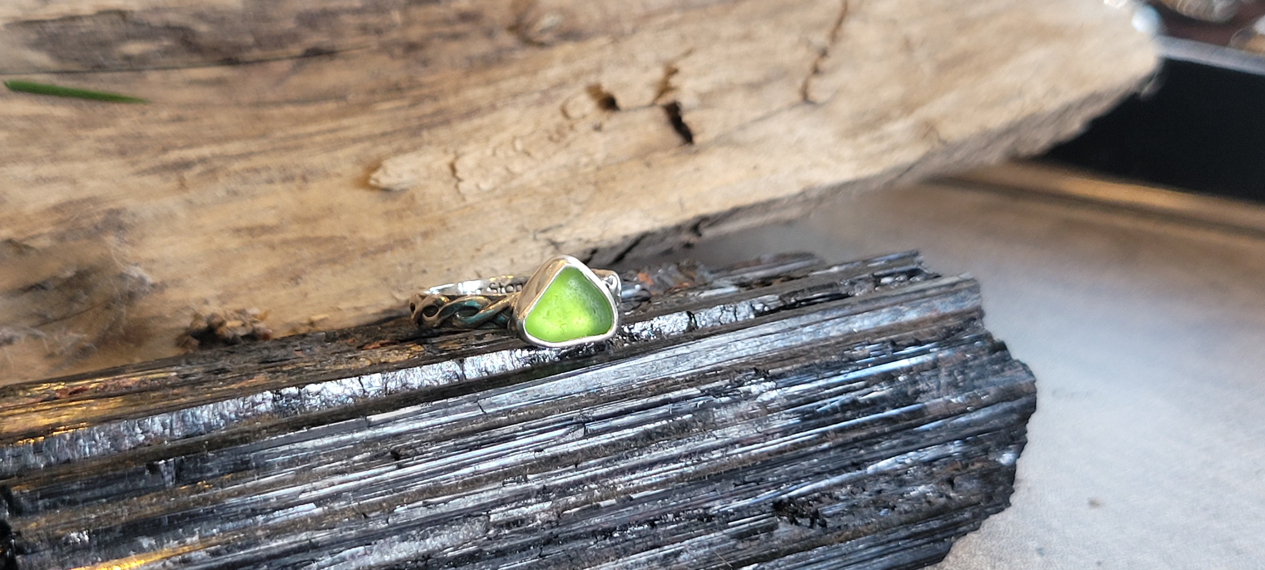 Recycled Green Seaglass