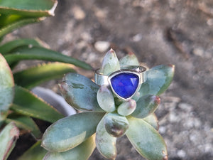 Lapis Lazuli W/Clear Quartz Topper