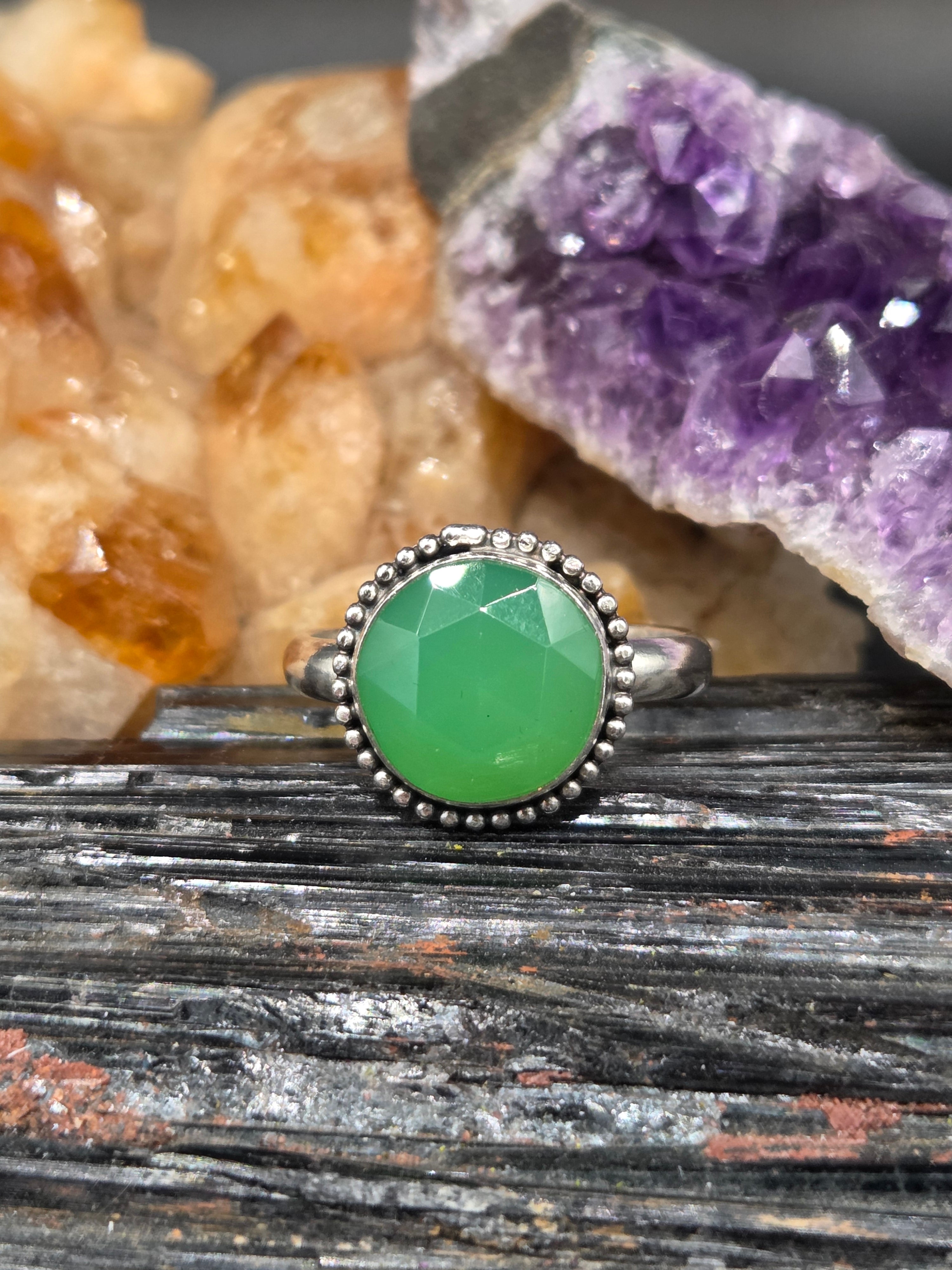 Faceted Australian Chrysoprase