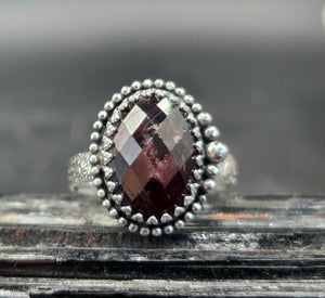 Faceted Garnet