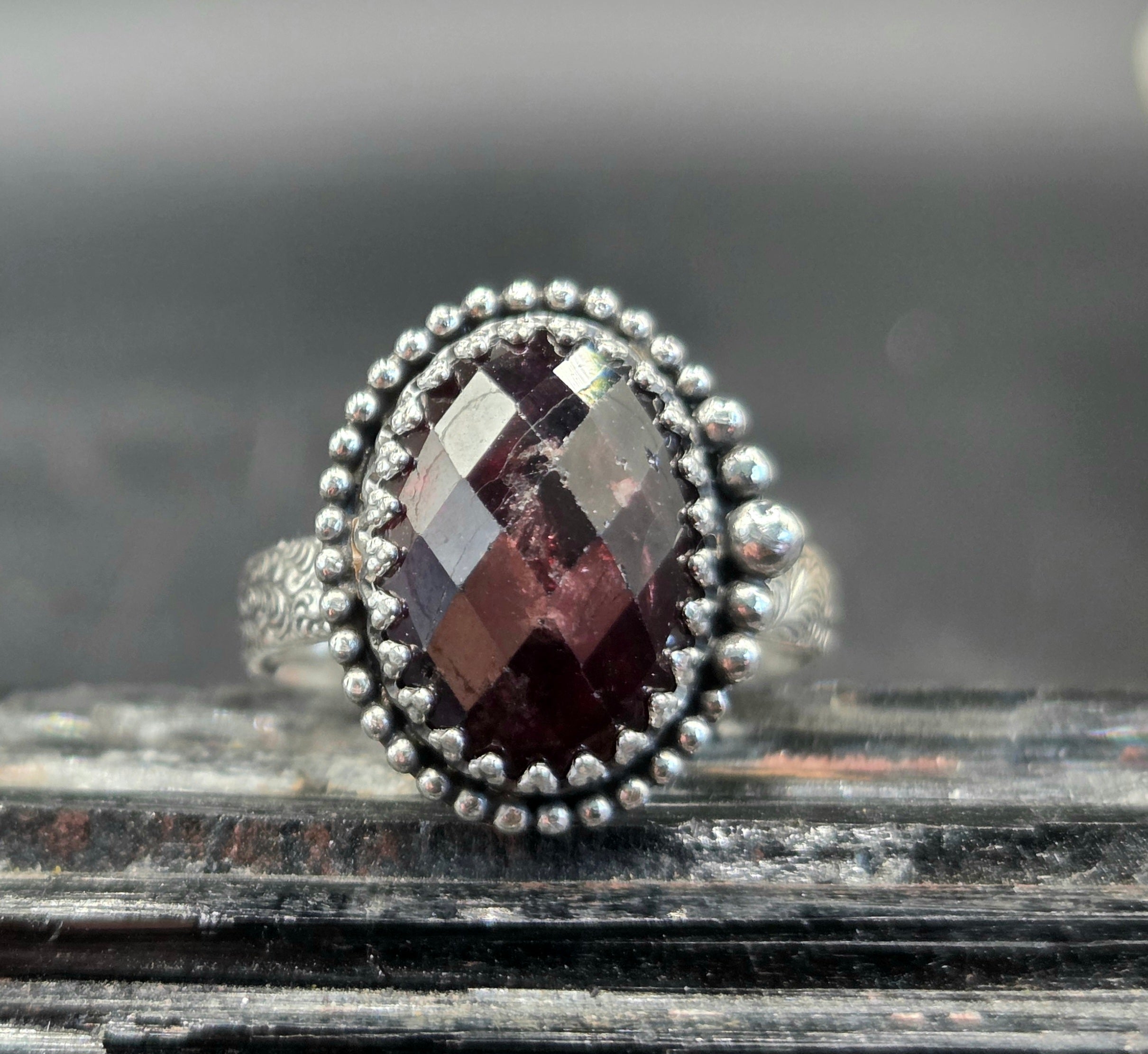 Faceted Garnet