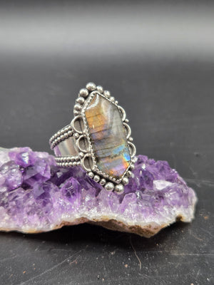 Golden Purple Labradorite