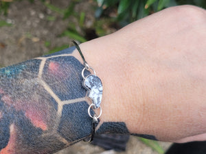 White Buffalo Turquoise Friendship Bangle Bracelets