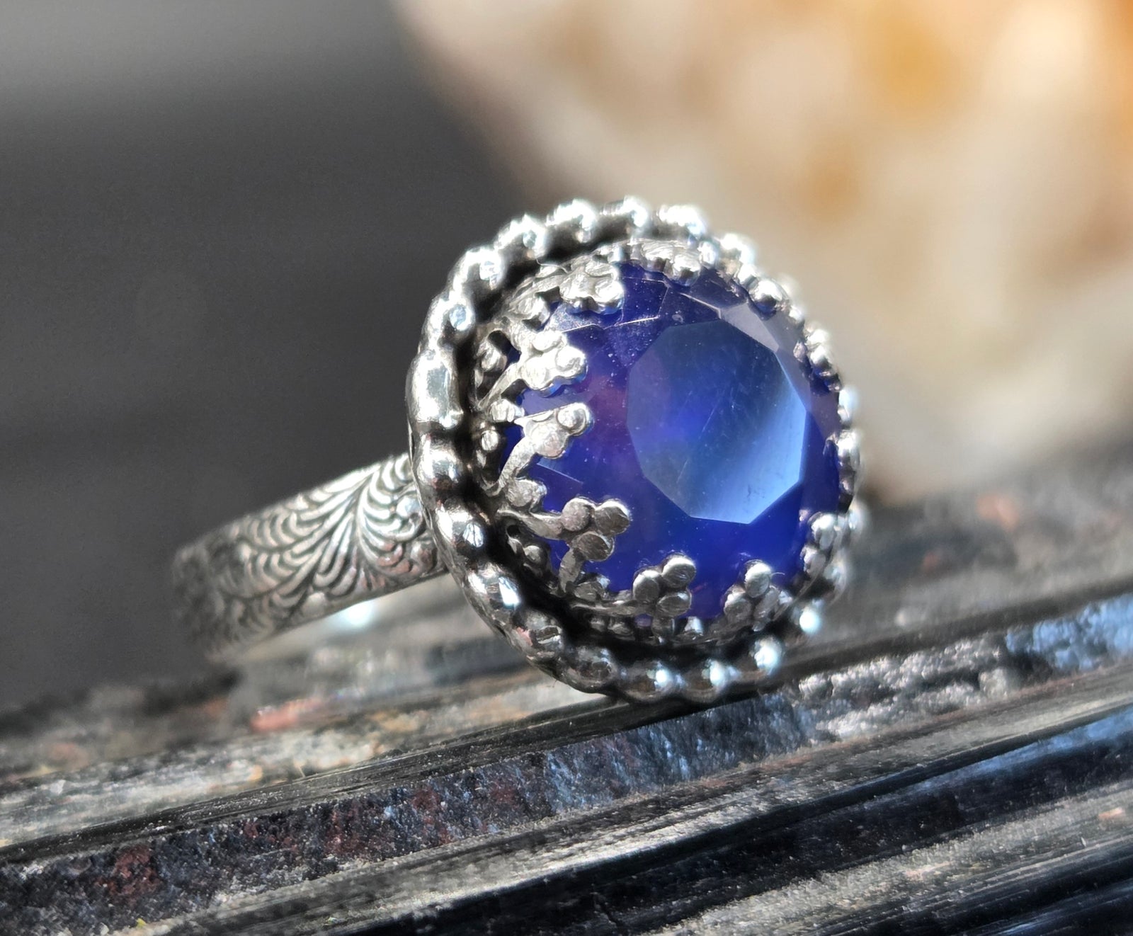 Blue Electric Aurora Opal