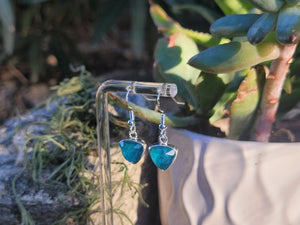 Blue Apatite W/Clear Quartz Topper