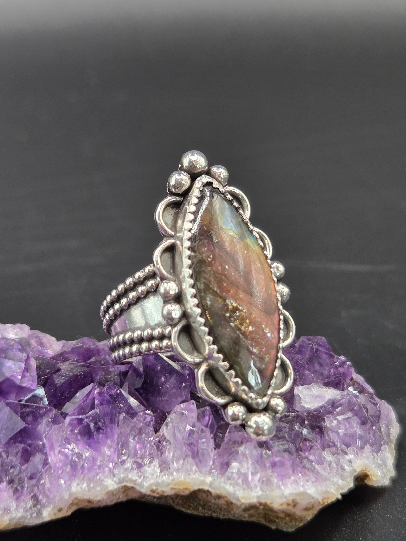 Golden Purple Labradorite