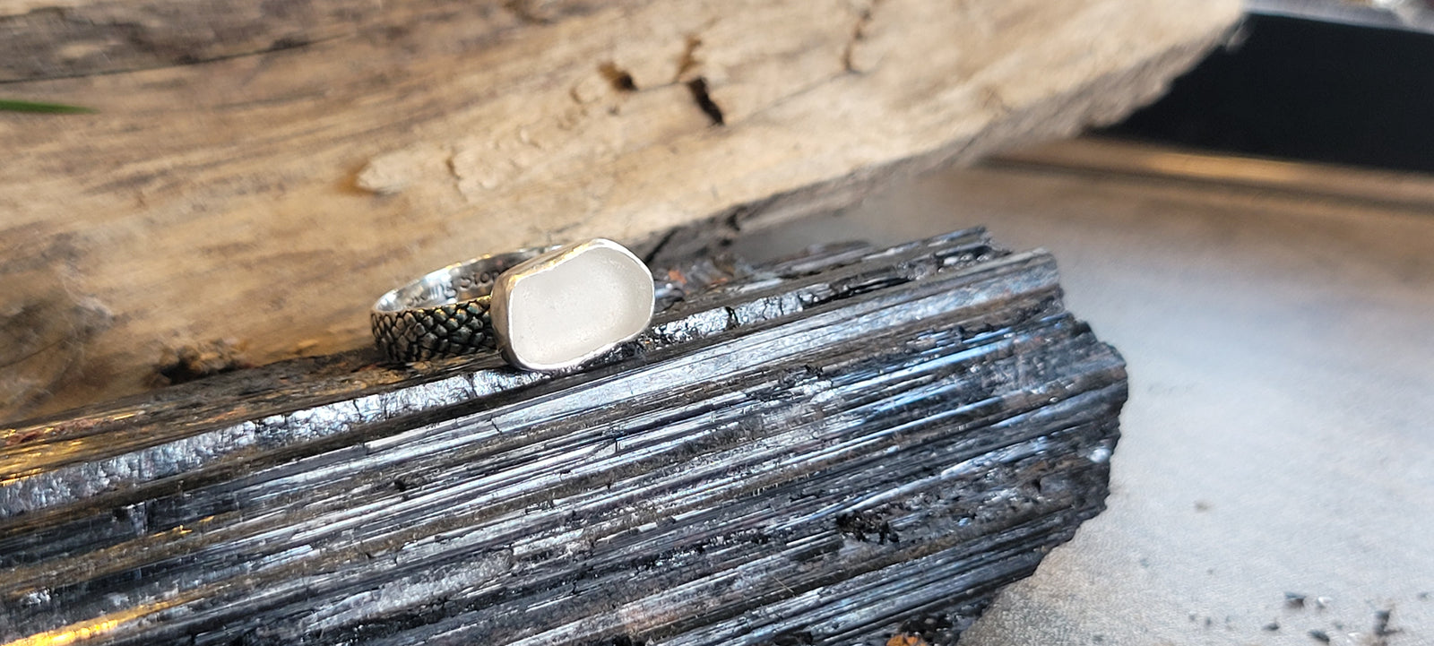 Recycled White Seaglass