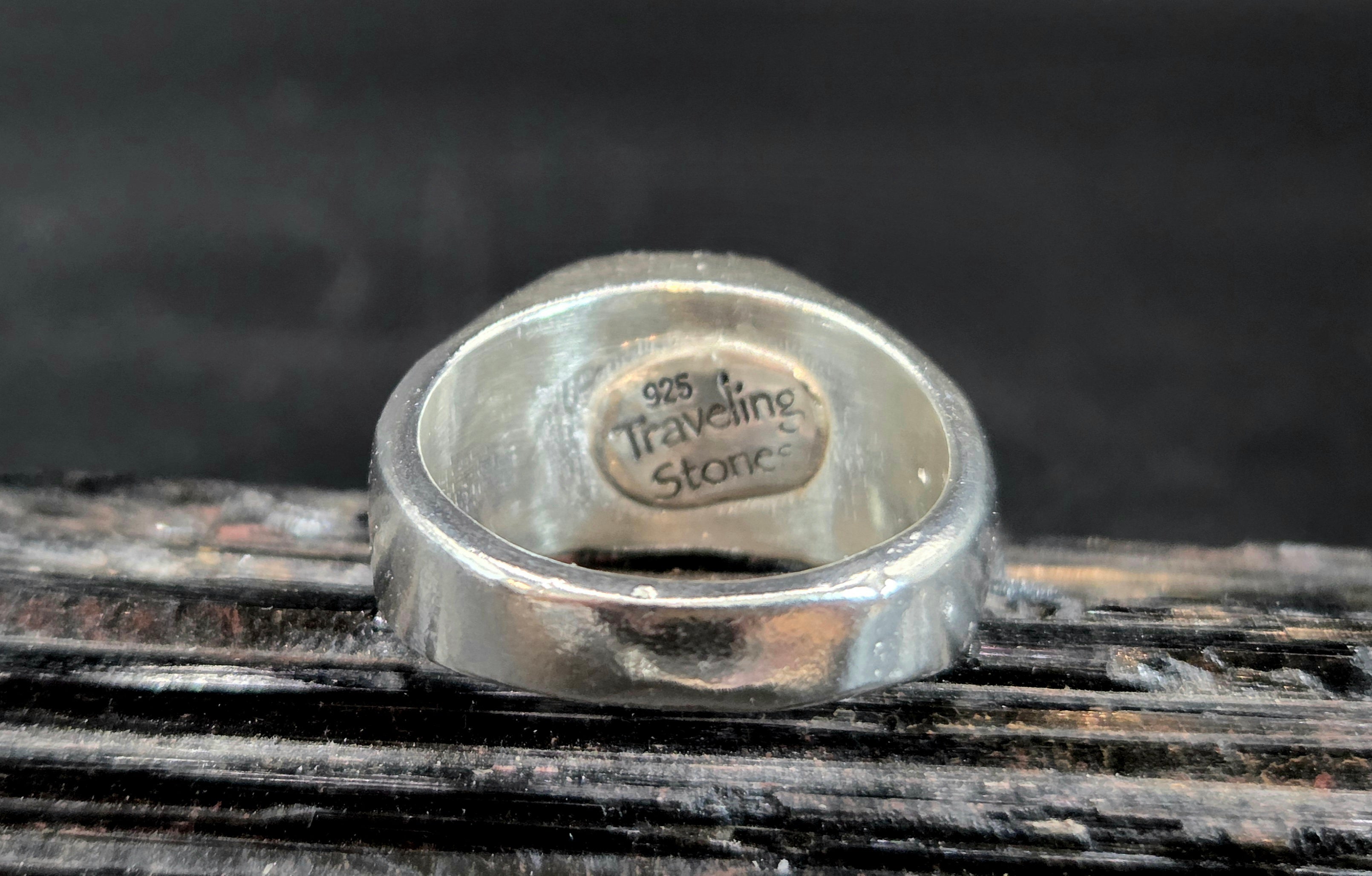 Solid Silver Inlayed With Turquoise