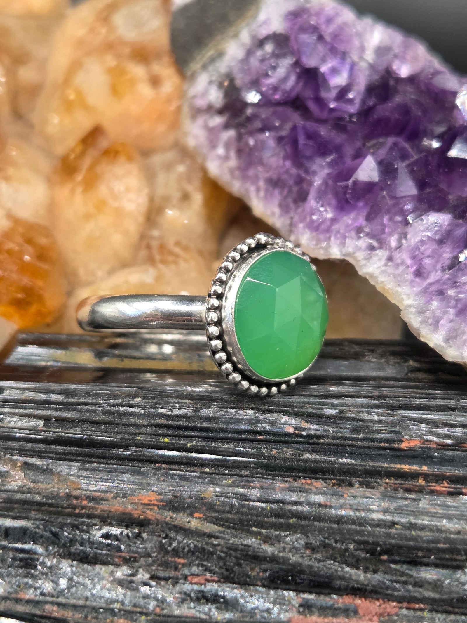 Faceted Australian Chrysoprase