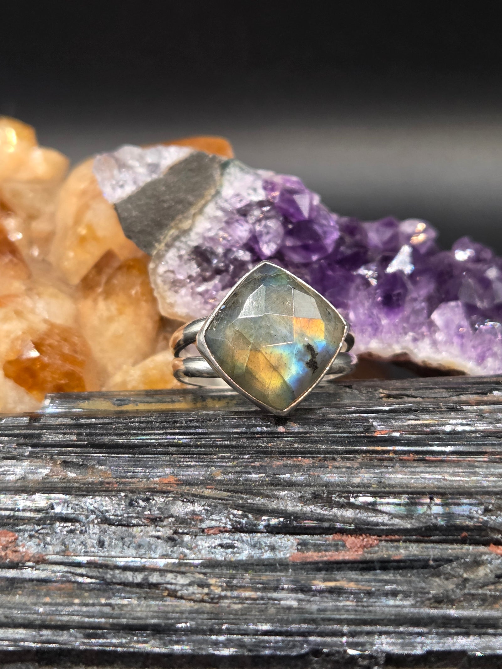 Faceted Labradorite
