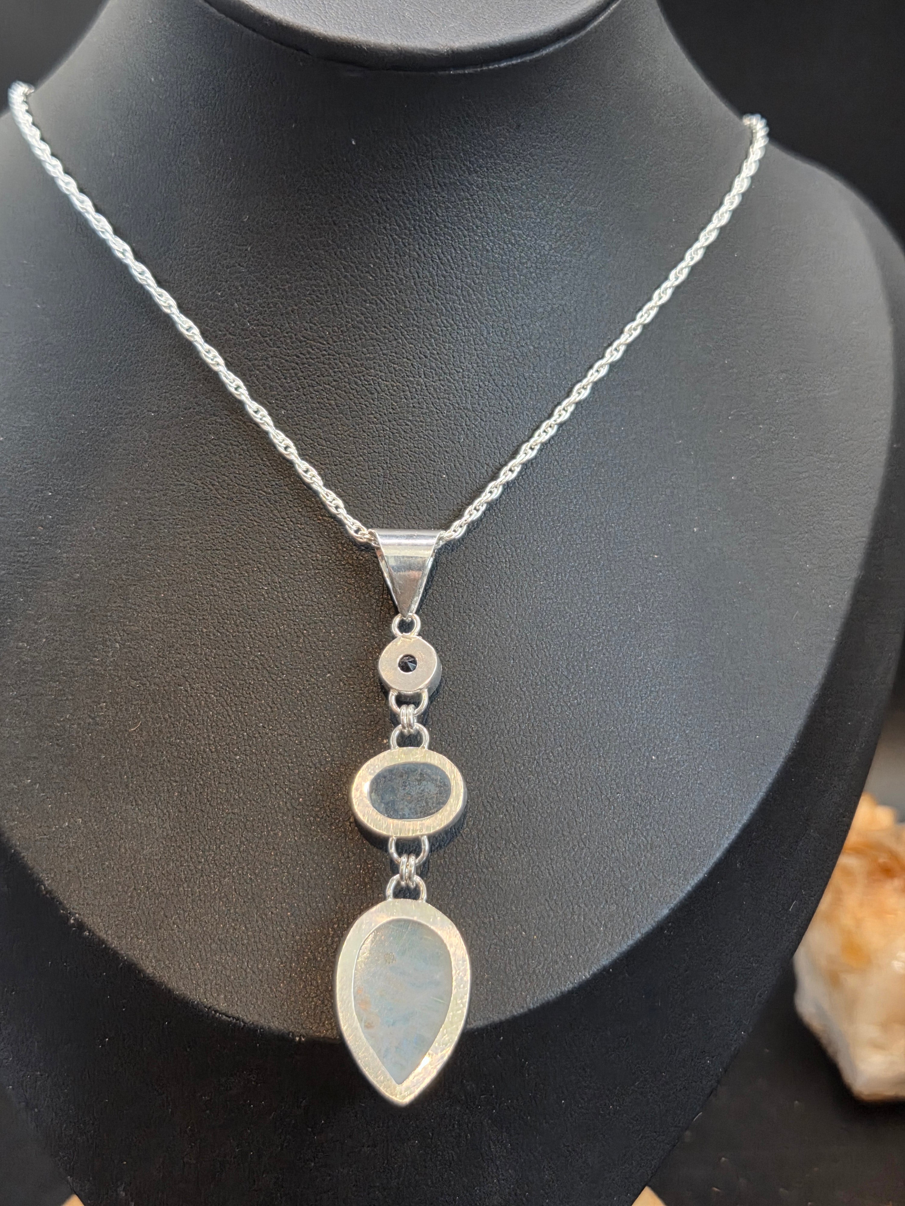 Faceted Amethyst, Aquamarine W/ Golden Hue & Rainbow Moonstone