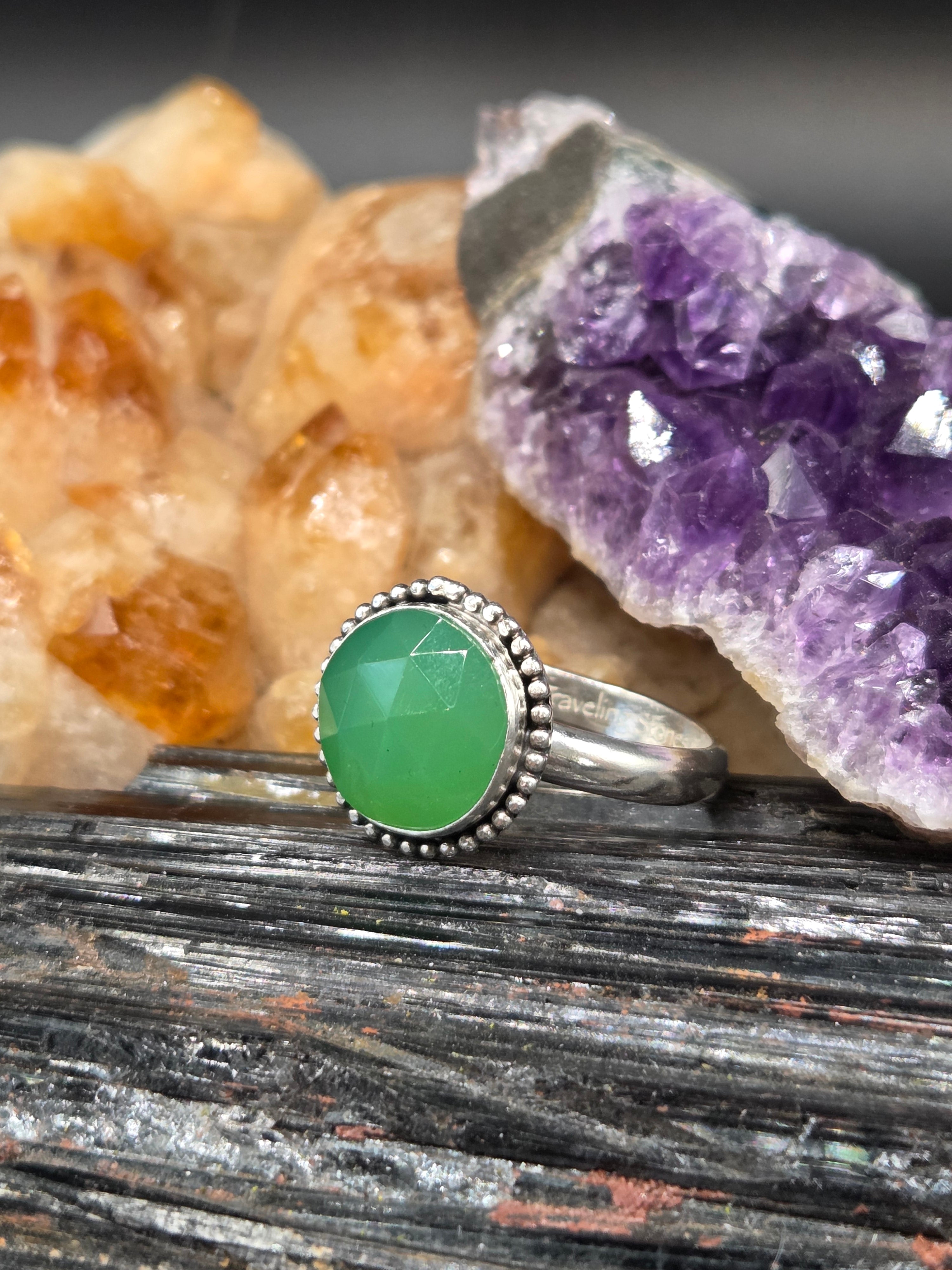 Faceted Australian Chrysoprase