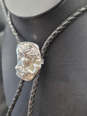 Medusa Coin Bolo Tie