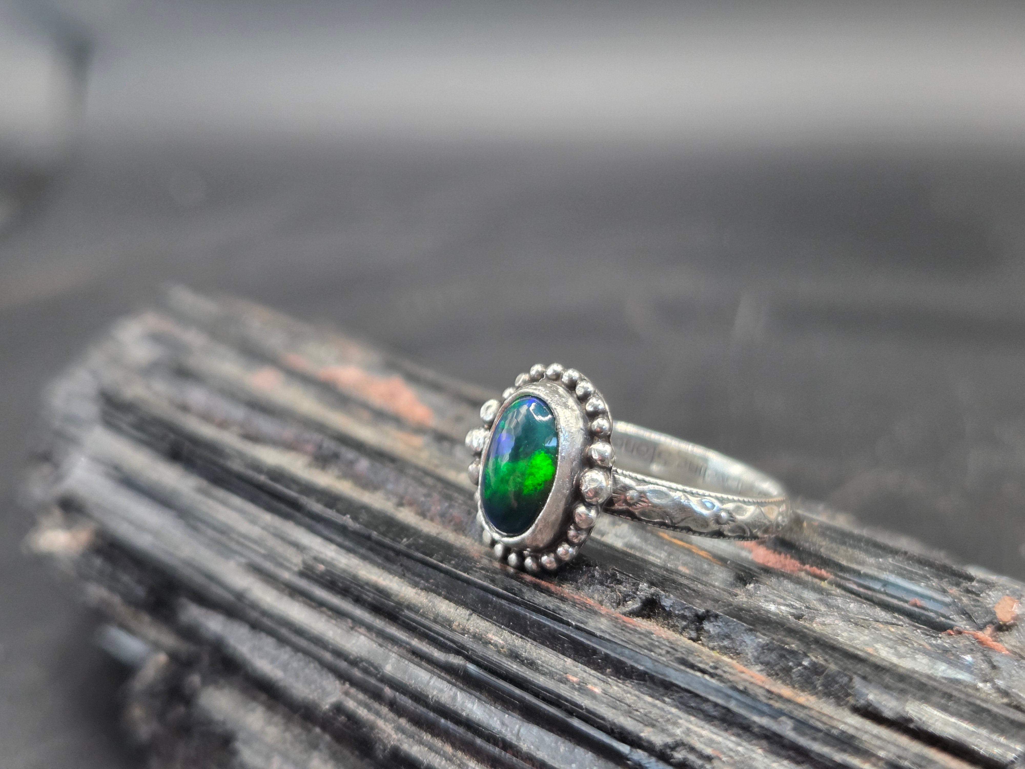 Black Ethiopian Opal