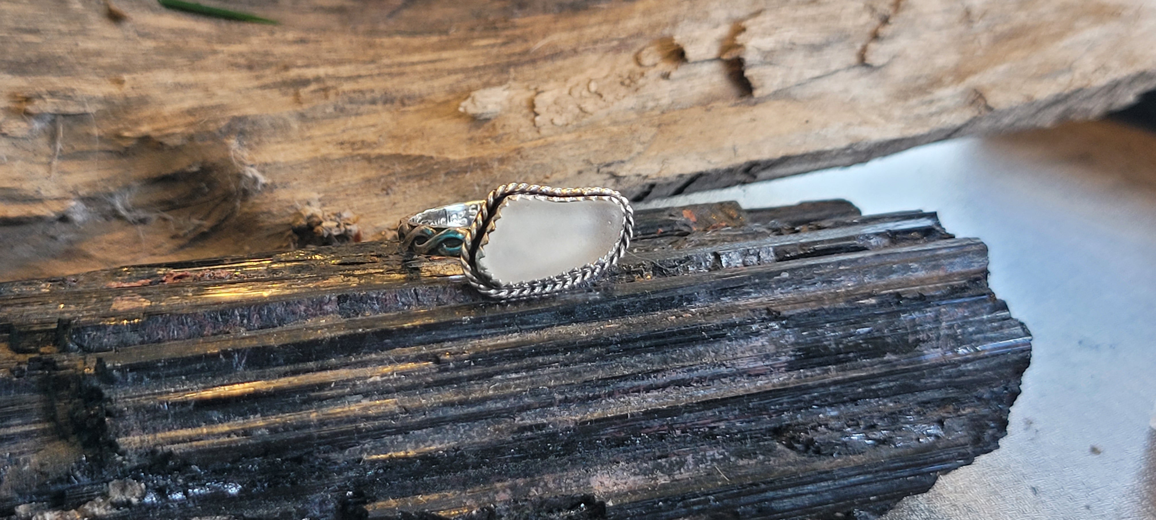 Recycled White Seaglass