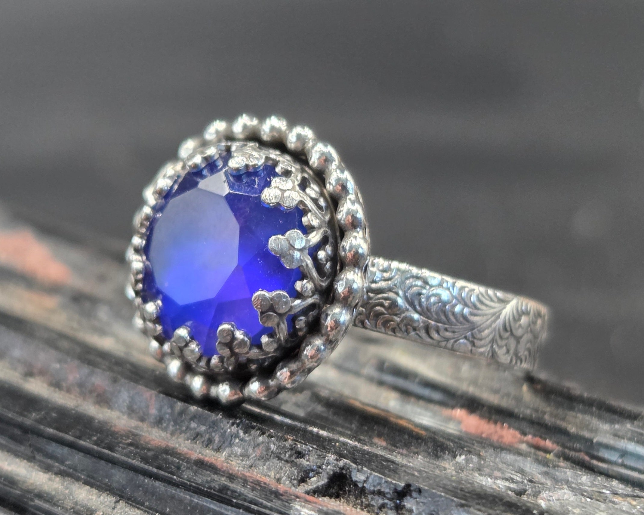Blue Electric Aurora Opal