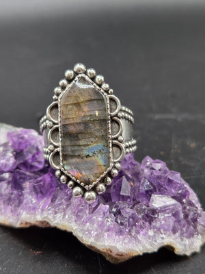Golden Purple Labradorite