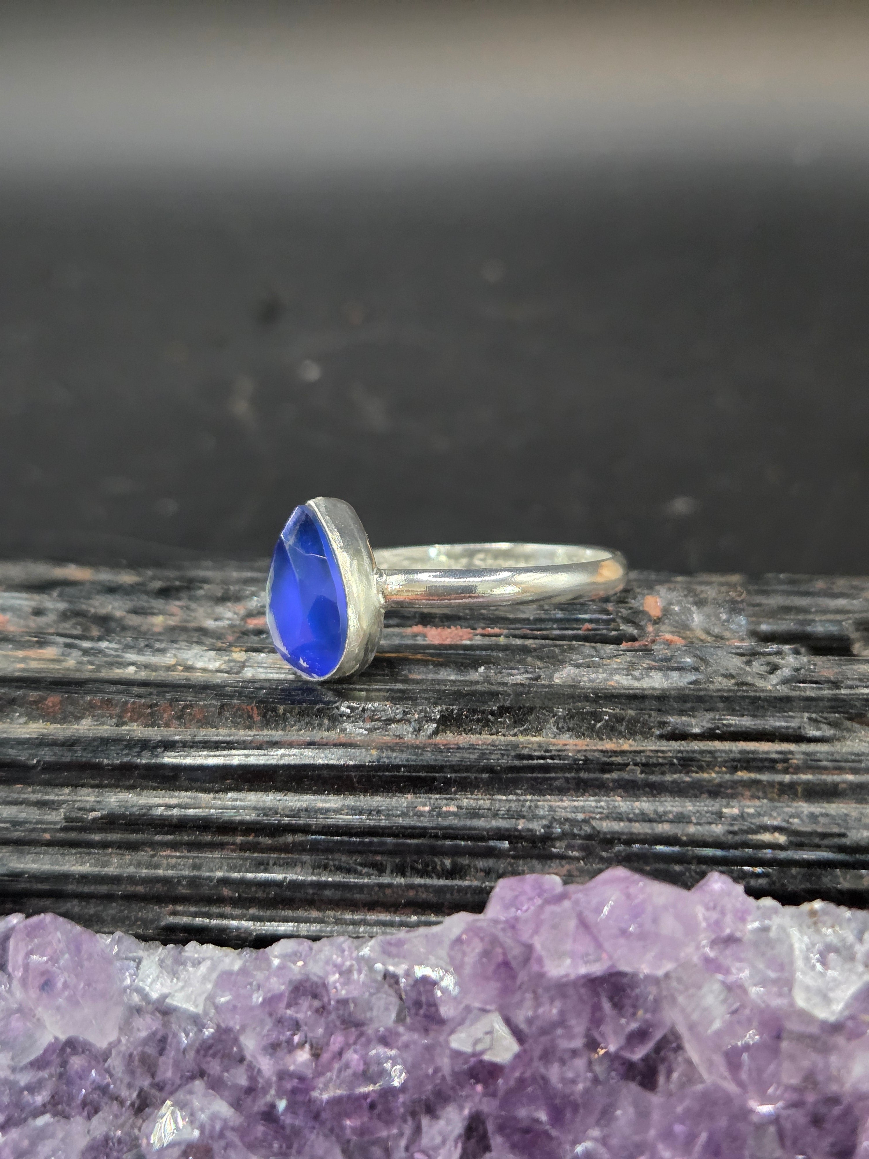 Electric Blue Aurora Opal