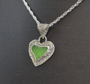 Heart Sea Glass