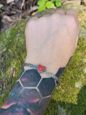 Rosarita Heart Cuff