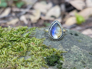 Labradorite W/ Quartz Topper