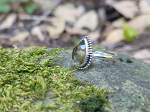 Labradorite W/ Quartz Topper
