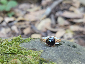 14K Gold Fill Faceted Garnet