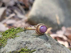 14K Gold Fill 5 point Star Ruby