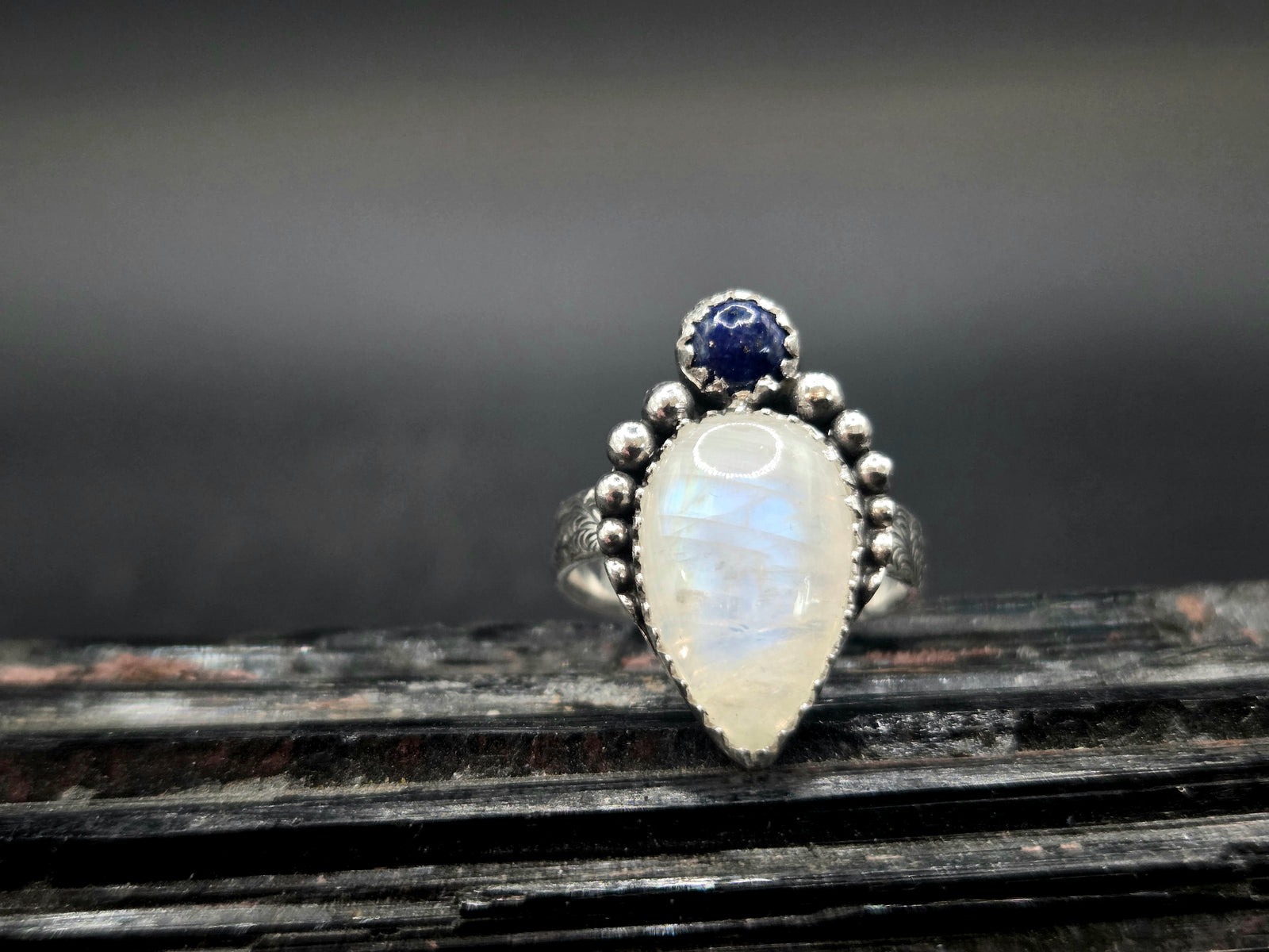 Lapis Lazuli & Rainbow Moonstone