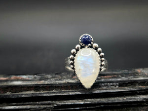 Lapis Lazuli & Rainbow Moonstone