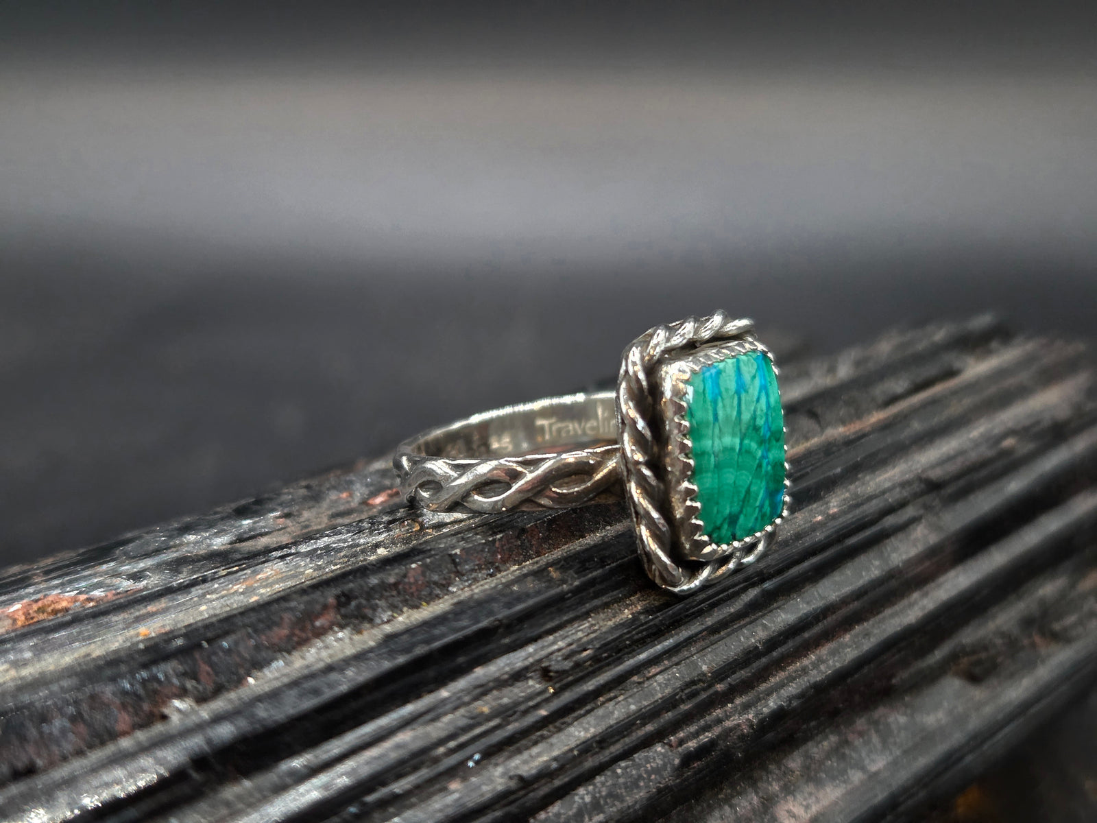 Malachite W/ Azurite Veins