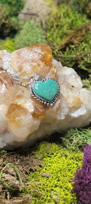 Broken Arrow Turquoise Heart