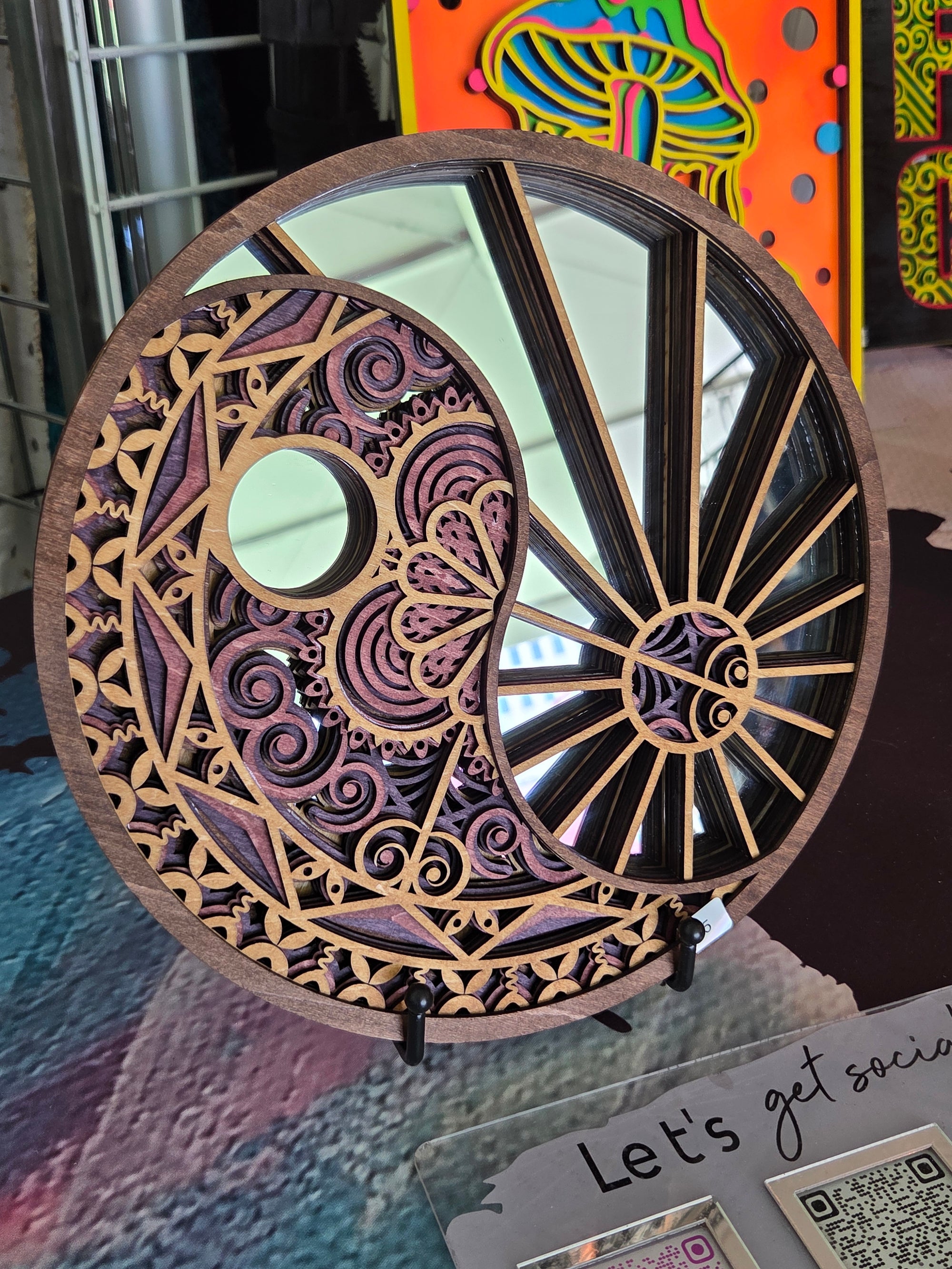 Yin-yang mirror