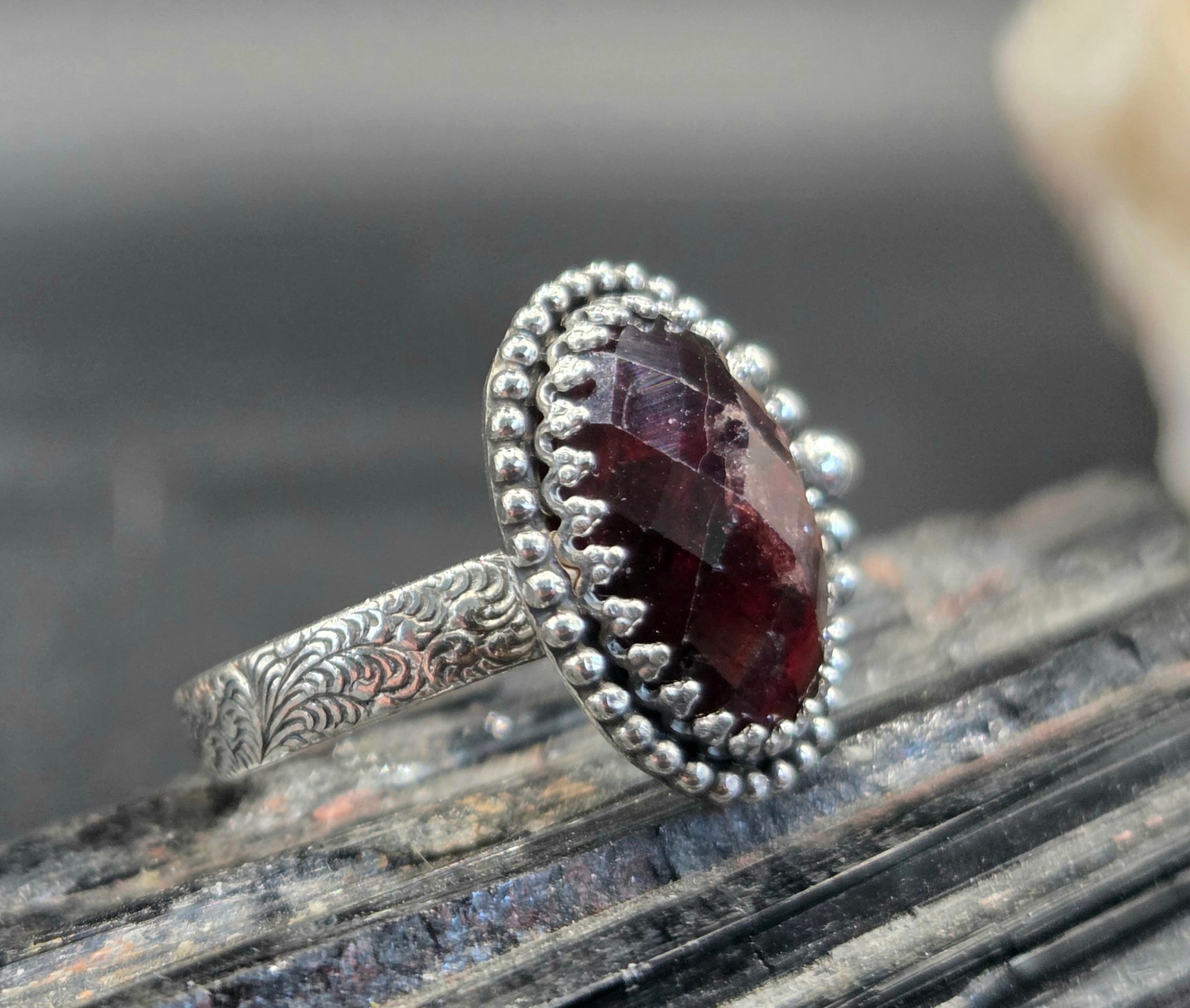 Faceted Garnet
