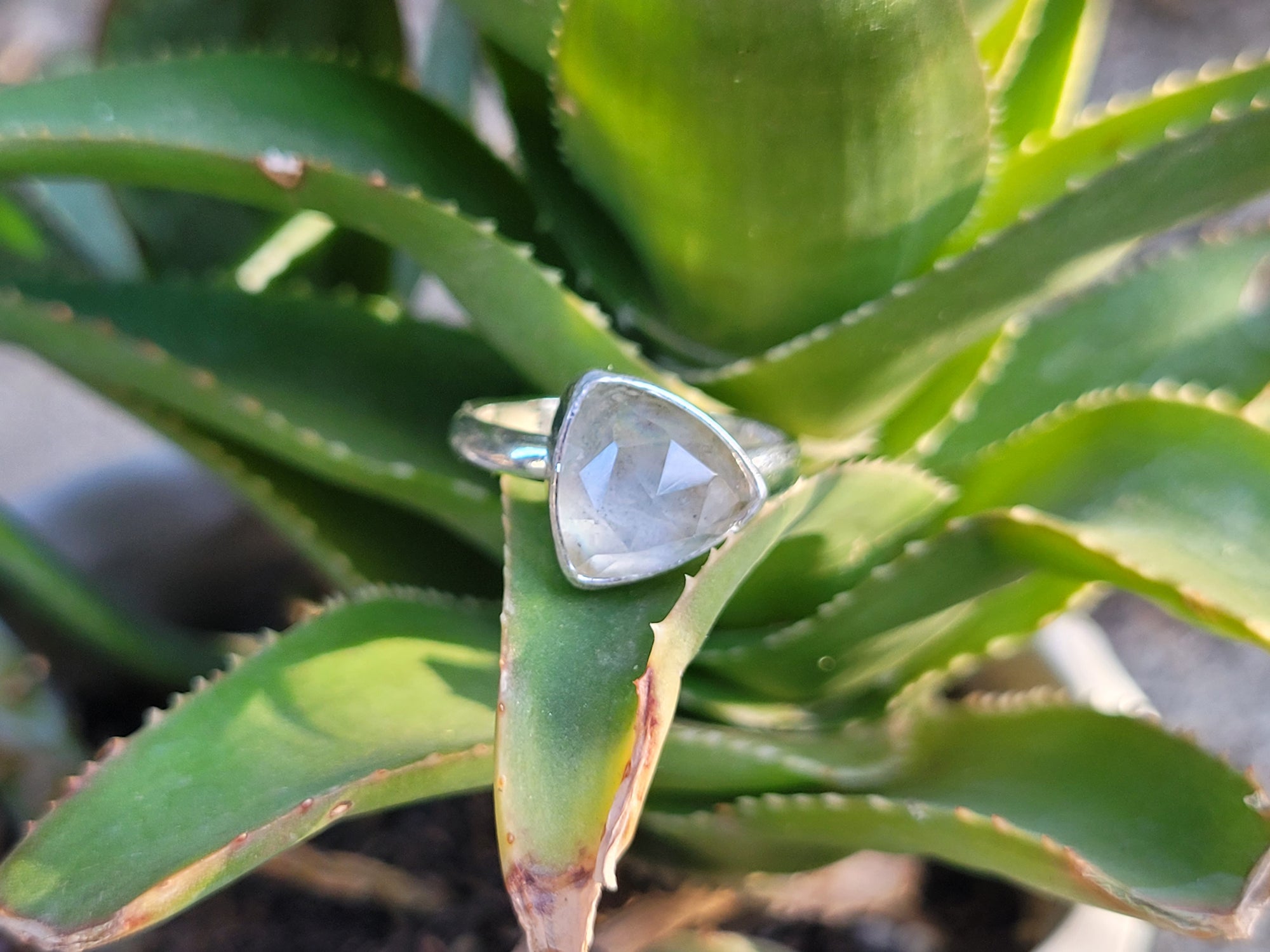 Labradorite With A Quartz Crystal